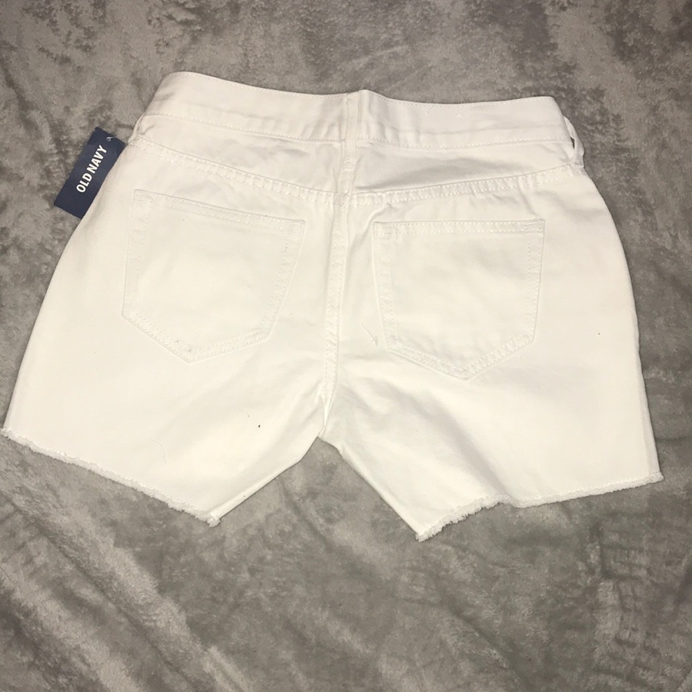 NWT The Flirt Denim white shorts